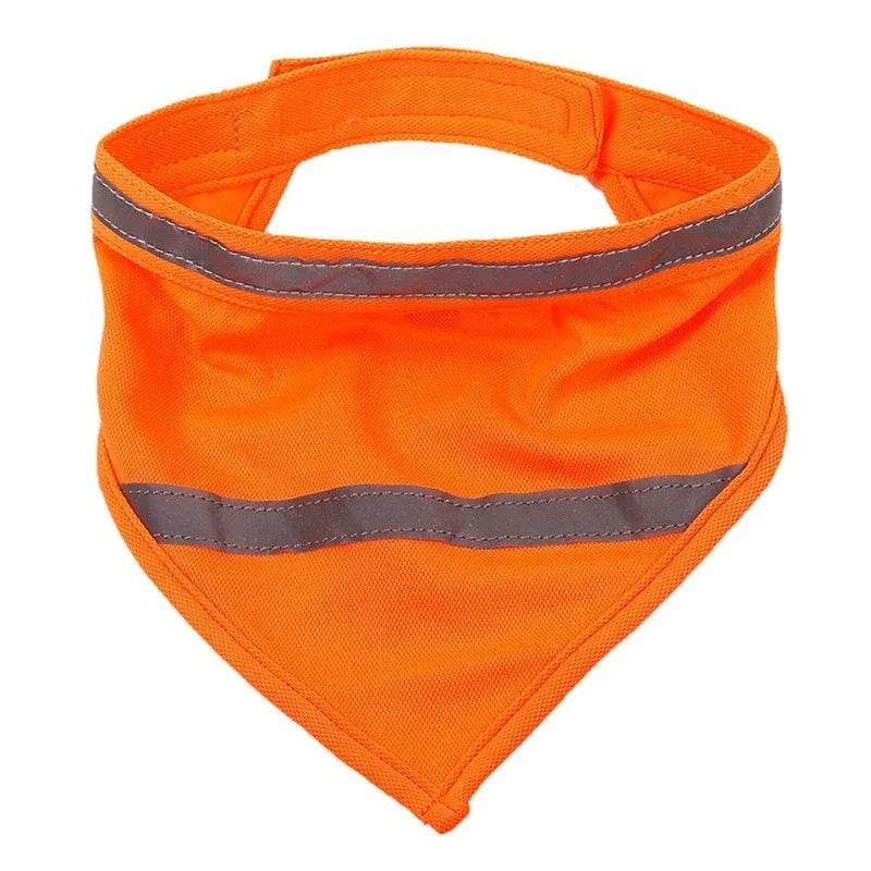 Bandana BLAZE™ Réfléchissant pour Chien - Foulard Triangulaire Sécurité Nuit, 3 Tailles