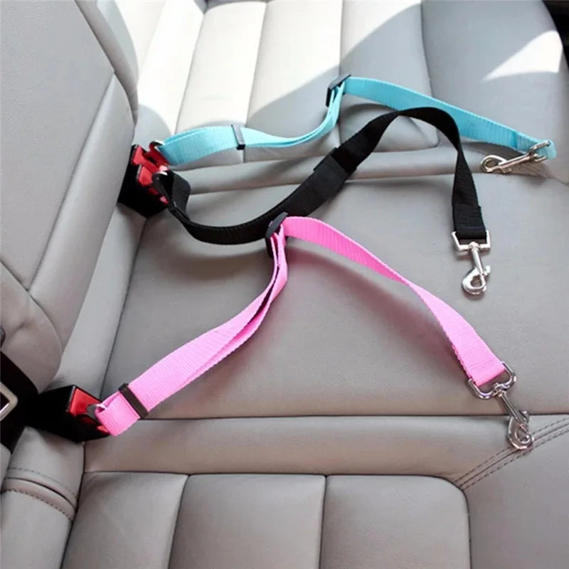 Ceinture de Sécurité ANCHOR™ Voiture pour Chien & Chat - Clip Réglable Anti-Traction