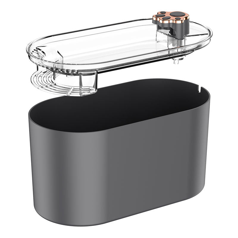 Fontaine à Eau Haut de Gamme Silencieuse pour Chat & Chien - 3L, Triple Filtration & Alerte LED