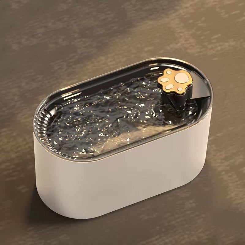 Fontaine à Eau Haut de Gamme Silencieuse pour Chat & Chien - 3L, Triple Filtration & Alerte LED